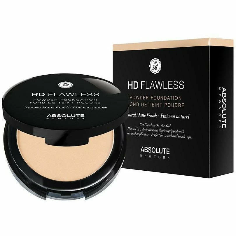 Absolute New York: HD Flawless Powder Foundation Absolute New York: HD Flawless Powder Foundation -Wig Care Shop absolute new york cosmetics hdpf01 porcelain absolute new york hd flawless powder foundation 670614192144