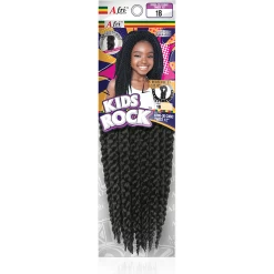 Afri-Naptural: Kids Rock 3D Cubic Twist 12" (KR06) 5 Afri-Naptural: Kids Rock 3D Cubic Twist 12" (KR06) -Wig Care Shop afri naptural crochet hair 1 afri naptural kids rock 3d cubic twist 12 11633469701