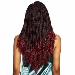 Afri-Naptural: 3X COILY ENDS SENEGAL TWIST 18" (SB308) - FINAL SALE -Wig Care Shop afri naptural crochet hair 1 jet black afri naptural 3x coily ends box braid 18 11213016367190