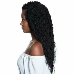 Afri-Naptural: 3X Pre-Stretched Wavy Senegal Twist 18” (SB305)- FINAL SALE 4 Afri-Naptural: 3X Pre-Stretched Wavy Senegal Twist 18” (SB305)- FINAL SALE -Wig Care Shop afri naptural crochet hair 1 jet black afri naptural 3x pre stretched wavy senegal twist 18 11213074301014
