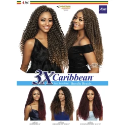 Afri-Naptural: 3X Caribbean Passion Water Wave 22" (CB3P2202) -Wig Care Shop afri naptural crochet hair afri naptural 3x caribbean passion water wave 22 14938995327062