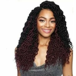 Afri-Naptural: 3X Pre-Stretched Ripple Faux Locs 14" (LOC305) Crochet Braid