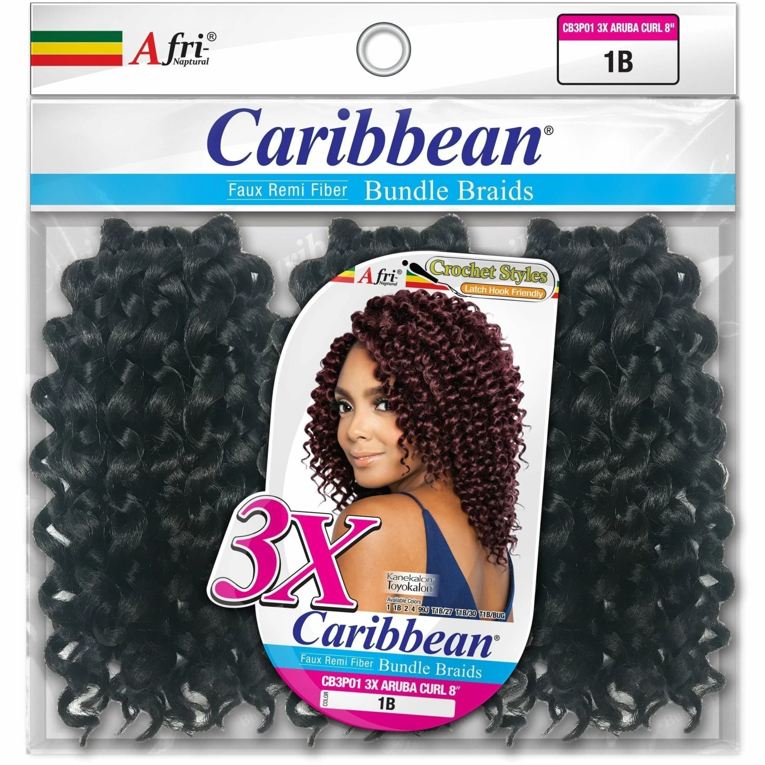 Afri-Naptural: Caribbean Bundle 3X Aruba Curl 8" (CB3P01) - FINAL SALE Afri-Naptural: Caribbean Bundle 3X Aruba Curl 8" (CB3P01) - FINAL SALE -Wig Care Shop afri naptural crochet hair afri naptural caribbean bundle 3x aruba curl 8 cb3p01 28759650271318