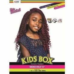 Afri-Naptural Kids Box Dolly 12" (KBOX03) - FINAL SALE -Wig Care Shop afri naptural crochet hair afri naptural kids box dolly 12 kbox03 10945961787478