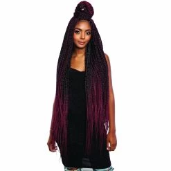 Afri-Naptural: Pre-Stretched Box Braid 36” (BOX101) -Wig Care Shop afri naptural crochet hair afri naptural pre stretched box braid 36 box101 28803440771158