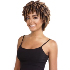 Afri-Naptural® Quick Curlon ALLIE CURL 10” (QCA10) - FINAL SALE -Wig Care Shop afri naptural crochet hair afri naptural quick curlon allie curl 10 qca10 28742792839254