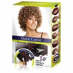 Afri-Naptural® Quick Curlon ALLIE CURL 10” (QCA10) - FINAL SALE -Wig Care Shop afri naptural crochet hair afri naptural quick curlon allie curl 10 qca10 28808766652502