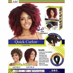 Afri-Naptural: Quick Curlon Allie Curl 20” (QCA20) - FINAL SALE -Wig Care Shop afri naptural crochet hair afri naptural quick curlon allie curl 20 qca20 28742962217046