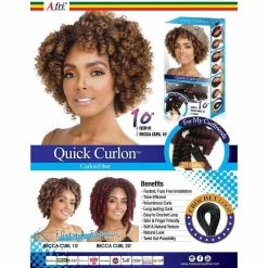 Afri-Naptural® Quick Curlon BECCA CURL 10” (QCB10) - FINAL SALE -Wig Care Shop afri naptural crochet hair afri naptural quick curlon becca curl 10 qcb10 28765011705942