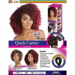 Afri-Naptural® Quick Curlon CASSIE CURL 20” (QCC20) - FINAL SALE -Wig Care Shop afri naptural crochet hair afri naptural quick curlon cassie curl 20 qcc20 28813005881430