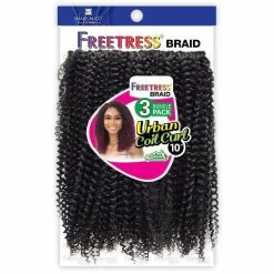 Freetress: 3X Urban Coil Curl 10'' Crochet Braids - FINAL SALE