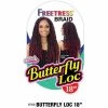 Freetress: Butterfly Loc 18'' Crochet Braid -Wig Care Shop afri naptural crochet hair freetress butterfly loc 18 crochet braid 28569423773782
