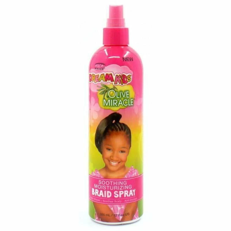 African Pride: Dream Kids Soothing Braid Spray 12oz African Pride: Dream Kids Soothing Braid Spray 12oz -Wig Care Shop african pride hair care african pride dream kids soothing braid spray 12oz 28794508673110