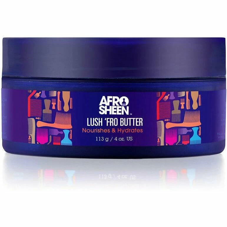 Afro Sheen: Lush Fro Butter 4oz Afro Sheen: Lush Fro Butter 4oz -Wig Care Shop afro sheen hair butters puddings custards afro sheen lush fro butter 4oz 15544232476758