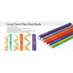 ANNIE: 10" Soft Twist Rollers 1/4" #1213 -Wig Care Shop annie hair accessories annie 10 soft twist rollers 1 4 1213 28794827210838