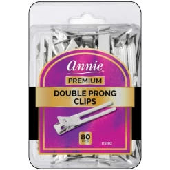 Annie: 80 Double Prong Clips #3192