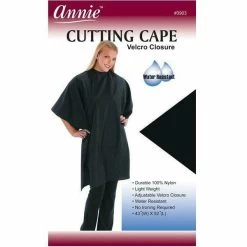 Annie: Cutting Cape With Velcro Closure #3903