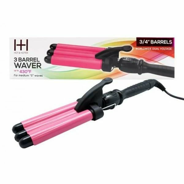 Hot & Hotter: 3 Barrel Waver Hot & Hotter: 3 Barrel Waver -Wig Care Shop annie salon tools hot hotter 3 barrel waver 16087173333078