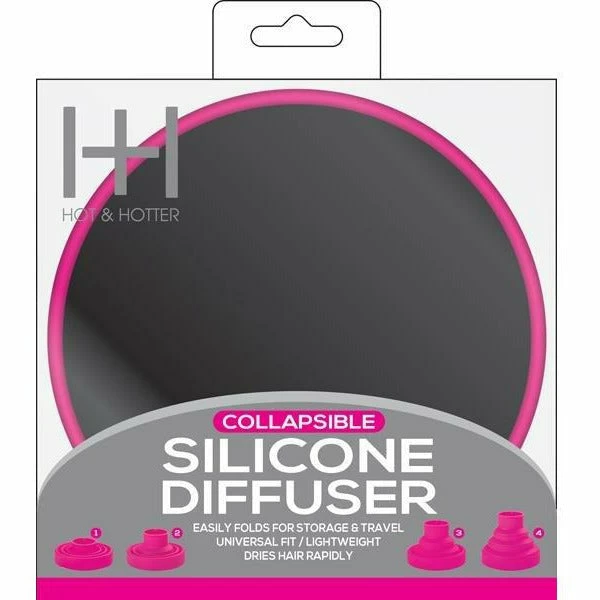 Hot & Hotter: Collapsible Silicone Diffuser Hot & Hotter: Collapsible Silicone Diffuser -Wig Care Shop annie salon tools hot hotter collapsible silicone diffuser 16281286148182