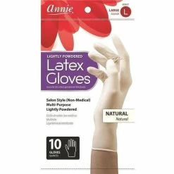 Annie: Latex Gloves (Lightly Powdered) -Wig Care Shop annie salon tools large 3817 annie latex gloves lightly powdered 28811857920086