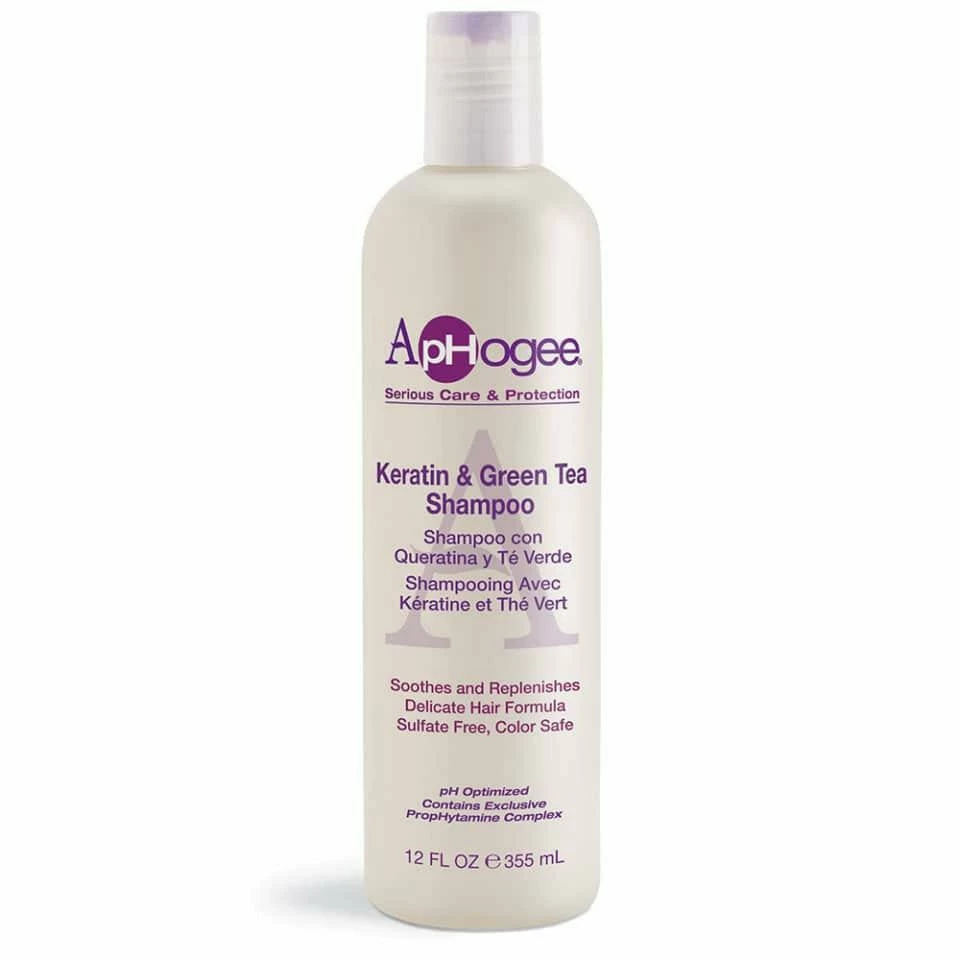 Aphogee: Keratin & Green Tea Shampoo 12oz Aphogee: Keratin & Green Tea Shampoo 12oz -Wig Care Shop aphogee hair care aphogee keratin green tea shampoo 12oz 15127257972822