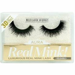 Aura: 3D Luxurious Real Mink Lash -Wig Care Shop aura eyelashes rml005 aura 3d luxurious real mink lash 15550734860374