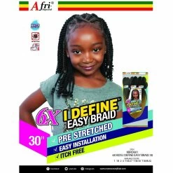 Afri-Naptural: 6X I-Define Kids Easy Braid 30" (KBRD601)
