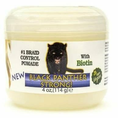 Black Panther Strong: 24hr Braid Control Pomade 4oz Black Panther Strong: 24hr Braid Control Pomade 4oz -Wig Care Shop black panther strong hair care black panther strong 24hr braid control pomade 4oz 16553606447190