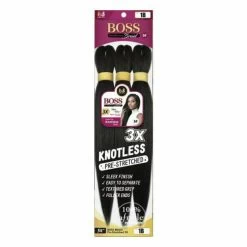 Bobbi Boss: 3X Boss Braid Pre-Feathered 54" -Wig Care Shop bobbi boss braiding hair bobbi boss 3x boss braid pre feathered 54 30063702868054