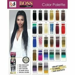 Bobbi Boss: 3X Boss Braid Pre-Feathered 54"