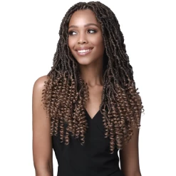 Bobbi Boss: 2x Nu Locs Curly Tips 18" -Wig Care Shop bobbi boss crochet hair bobbi boss 2x nu locs curly tips 18 14650822852694