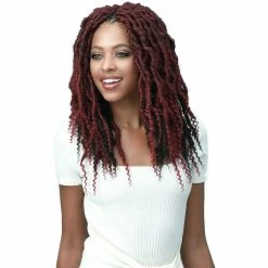 Bobbi Boss: Messy Faux Locs Curly Tips 14" - FINAL SALE -Wig Care Shop bobbi boss crochet hair bobbi boss messy faux locs curly tips 14 16050453807190