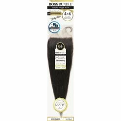 Bobbi Boss: Boss Bundle 100% Virgin Hair Closure - Straight 12" -Wig Care Shop bobbi boss human hair bobbi boss boss bundle 100 virgin hair closure straight 12 14125306347606