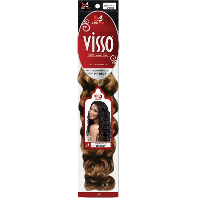 Bobbi Boss: Visso Ocean Wave 100% Human Hair - FINAL SALE Bobbi Boss: Visso Ocean Wave 100% Human Hair - FINAL SALE -Wig Care Shop bobbi boss weaving hair 12 1 jet black bobbi boss visso ocean wave br 100 human hair 1068544044