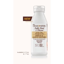 Creme Of Nature: Butter Blend & Flaxseed 3-In-1 Rinse Out & Leave-In Conditioner 12oz