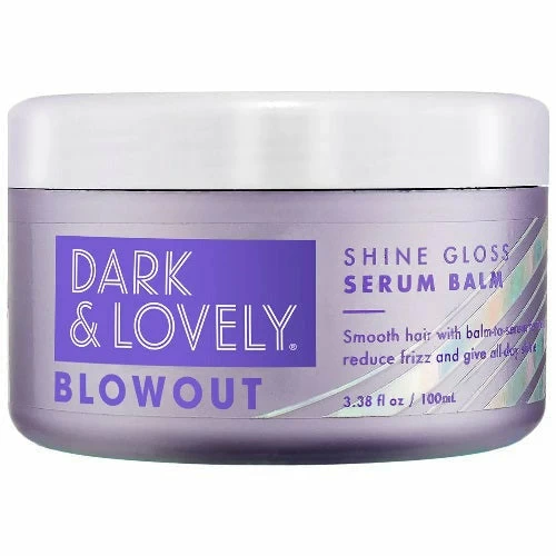 Dark & Lovely : Blowout Shine Gloss Serum Balm 3.38oz Dark & Lovely : Blowout Shine Gloss Serum Balm 3.38oz -Wig Care Shop dark lovely hair care dark lovely blowout shine gloss serum balm 3 38oz 30577874731094