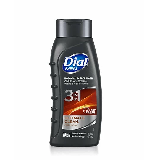 Dial: Men Body+Hair+Face Wash Ultimate CLean 16oz Dial: Men Body+Hair+Face Wash Ultimate CLean 16oz -Wig Care Shop dial bath body dial men body hair face wash ultimate clean 16oz 30576404398166