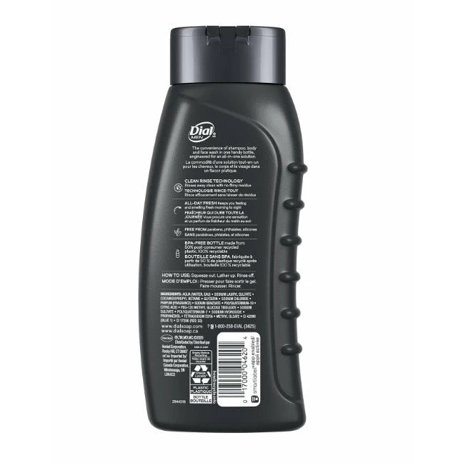 Dial: Men Body+Hair+Face Wash Ultimate CLean 16oz Dial: Men Body+Hair+Face Wash Ultimate CLean 16oz -Wig Care Shop dial bath body dial men body hair face wash ultimate clean 16oz 30576405610582