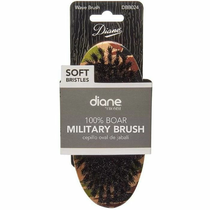 Diane: Soft 100% Boar Military Brush #DBB024 Diane: Soft 100% Boar Military Brush #DBB024 -Wig Care Shop diane salon tools diane soft 100 boar military brush dbb024 15407063957590