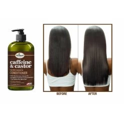 Difeel: Caffeine & Castor Conditioner For Faster Hair Growth 12oz -Wig Care Shop difeel hair care difeel caffeine castor conditioner for faster hair growth 12oz 30695401390166