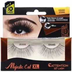 EBIN: Majestic Cat XL 3D Lashes -Wig Care Shop ebin new york eyelashes jc 006 grand ebin majestic cat xl 3d lashes 15610804863062