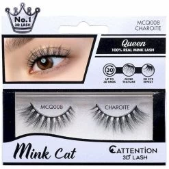 EBIN: Queen Mink Cat 3D Lash 9 EBIN: Queen Mink Cat 3D Lash -Wig Care Shop ebin new york eyelashes mcq 008 charoite ebin queen mink cat 3d lash 14698145710166