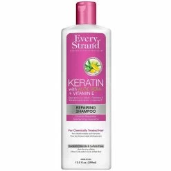 Every Strand: Keratin With Aloe Vera + Vitamin E Repairing Shampoo 13.5oz
