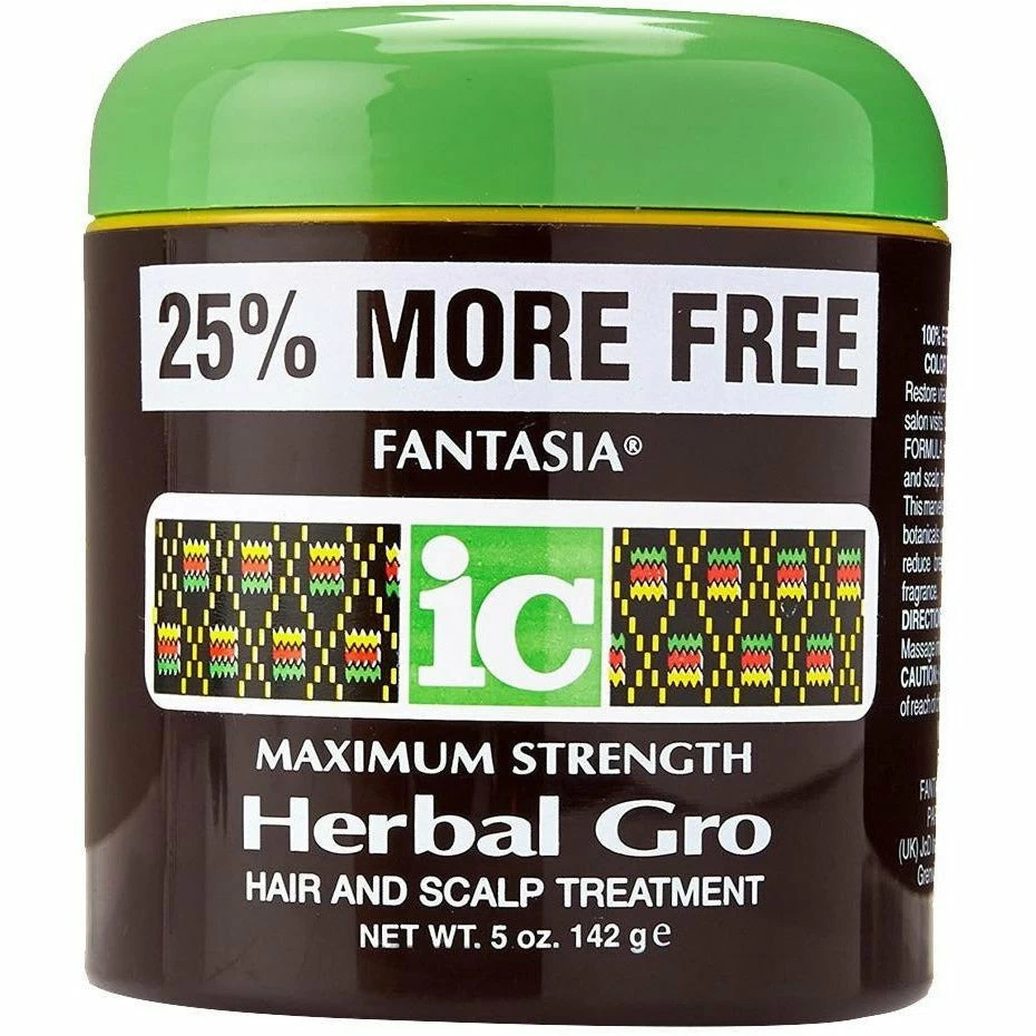 Fantasia: IC Maximum Strength Herbal Gro 5oz Fantasia: IC Maximum Strength Herbal Gro 5oz -Wig Care Shop fantasia hair care fantasia ic maximum strength herbal gro 5oz 15296683540566