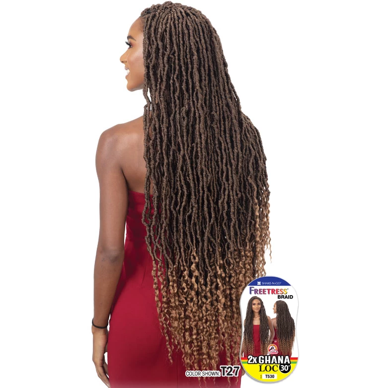 FreeTress: 2X Ghana Loc 30" Crochet Braids FreeTress: 2X Ghana Loc 30" Crochet Braids -Wig Care Shop freetress crochet hair freetress 2x ghana loc 30 crochet braids 28234403545174
