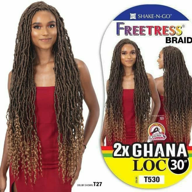 FreeTress: 2X Ghana Loc 30" Crochet Braids FreeTress: 2X Ghana Loc 30" Crochet Braids -Wig Care Shop freetress crochet hair freetress 2x ghana loc 30 crochet braids 28825490653270