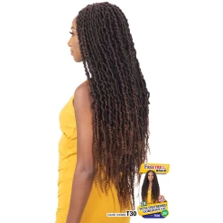 FreeTress: 2X Nita Distressed Gorgeous Loc 26'' Crochet Braids -Wig Care Shop freetress crochet hair freetress 2x nita distressed gorgeous loc 26 28578852044886
