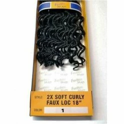 FreeTress: 2X Soft Curly Faux Loc 12" Crochet Braids 5 FreeTress: 2X Soft Curly Faux Loc 12" Crochet Braids -Wig Care Shop freetress crochet hair freetress 2x soft curly faux loc 12 crochet braids 28657937154134