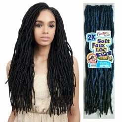 FreeTress: 2X Soft Wavy Faux Loc 20" Crochet Braids
