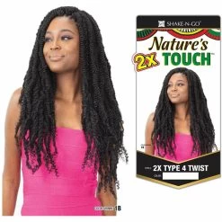 FreeTress: 2X Type 4 Twist Nature's Touch Crochet Braids - FINAL SALE